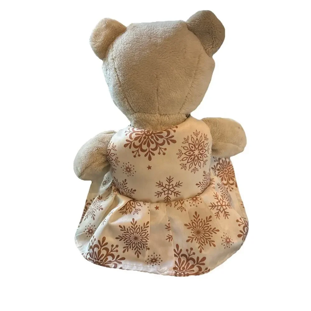 Starbucks 2017 Holiday Bearista Bear Plush 10” Beige W/O Coat